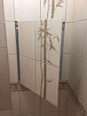 Люк под плитку Нажимной Секрет-Лайт 200*800 Люк под плитку Нажимной Секрет-Лайт 200*800