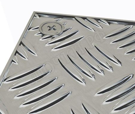 Напольный люк Технический съемный 54 мм 2 створки Напольный люк Технический съемный 54 мм 2 створки