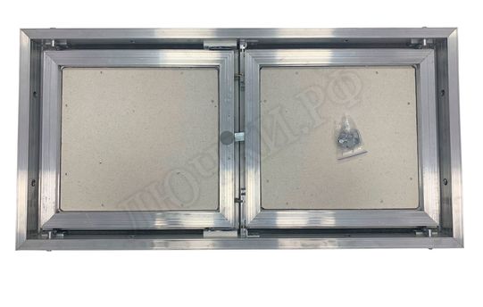 Люк под плитку Техно 2 створки Люк под плитку Техно 2 створки