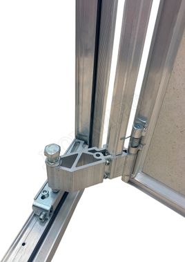 Люк под плитку Нажимной Мега Алюм 2.0, 2 створки Люк под плитку Нажимной Мега Алюм 2.0, 2 створки