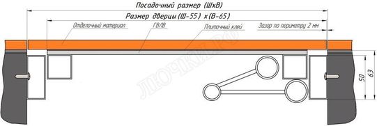 Люк под плитку Нажимной Железяка, 2 створки, 1200*1200 Люк под плитку Нажимной Железяка, 2 створки, 1200*1200