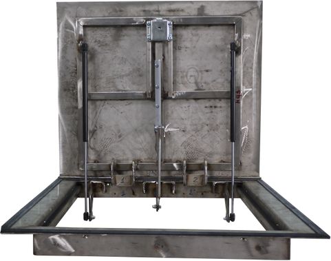 Уличный люк Дворник Уголок, нержавеющая сталь AISI 304 1000*900 Уличный люк Дворник Уголок, нержавеющая сталь AISI 304 1000*900